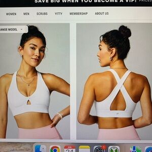 Fabletics Oasis Twist Sports Bra